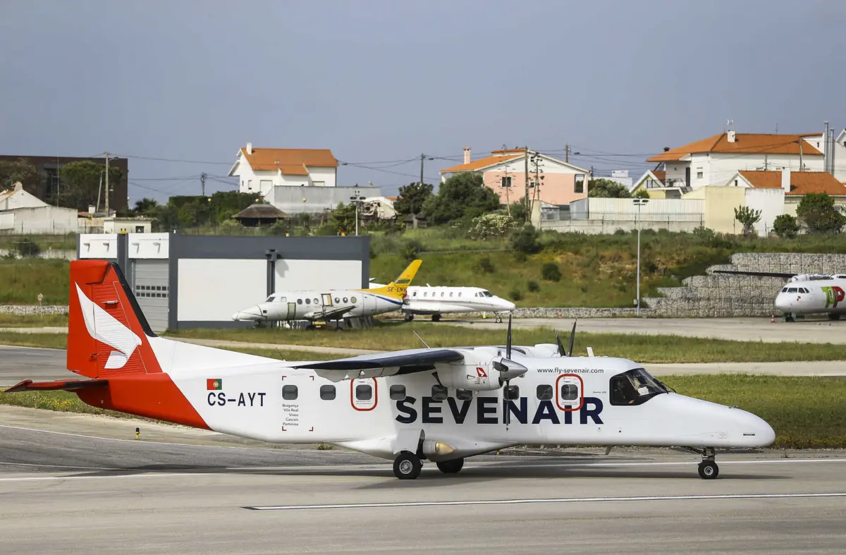 Imagem de contexto do artigo "Ligação fundamental e estratégica." Rota aérea Bragança-Portimão vai ser retomada
