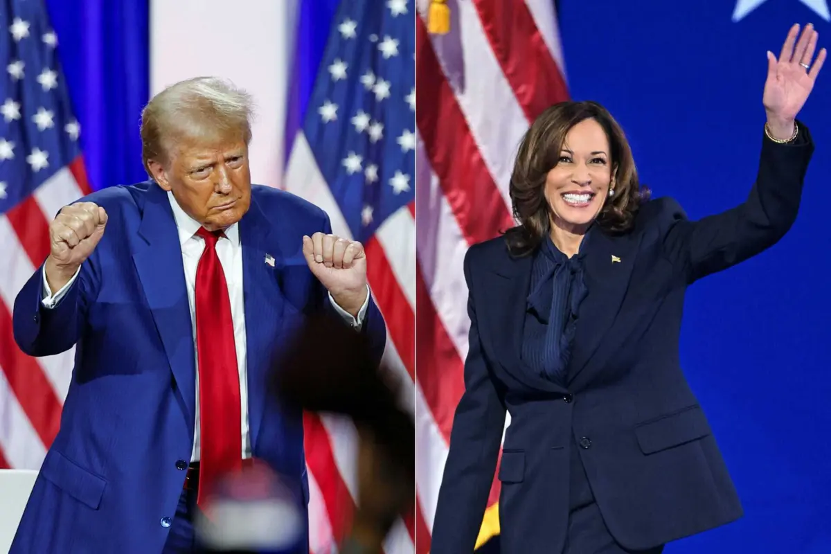 Imagem de contexto do artigo Kamala vs. Trump: os temas fraturantes que os dividem em oito pontos-chave