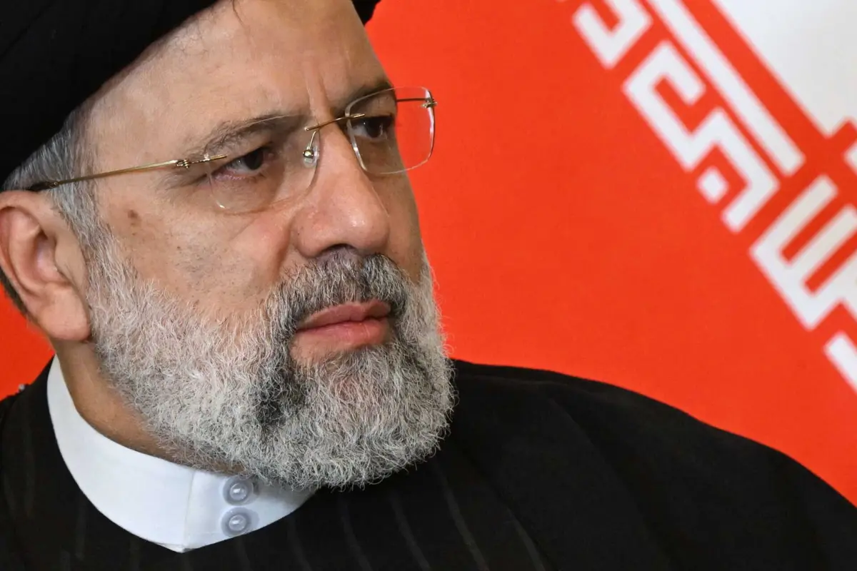 O Presidente do Irão, Ebrahim Raisi