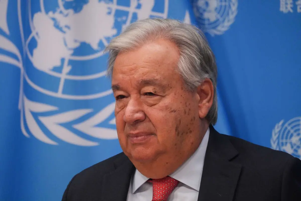 Imagem de contexto do artigo Guterres alerta Israel que "nenhuma legislação" pode alterar "obrigações ao abrigo do direito internacional"