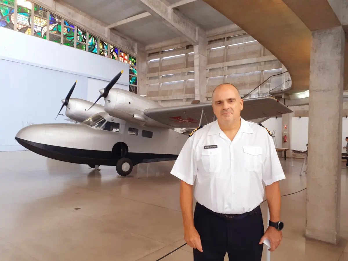 O director do Museu de Marinha, Augusto Salgado