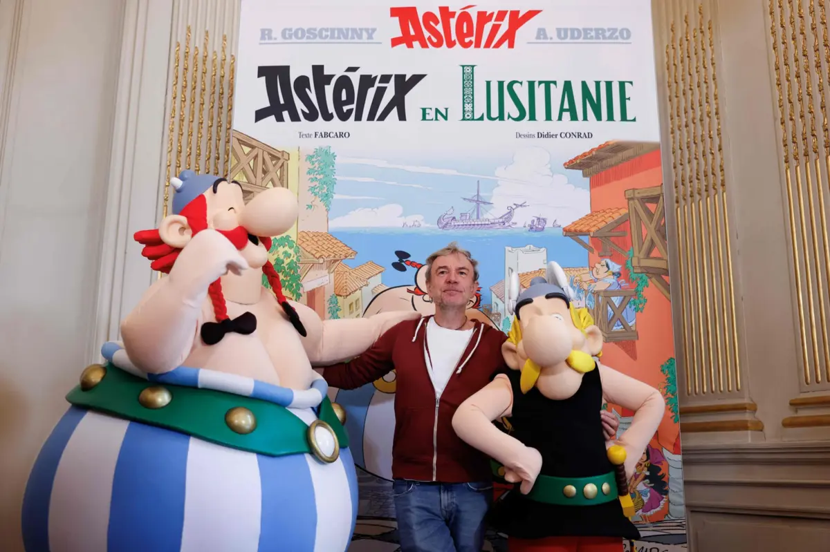Imagem de contexto do artigo "Astérix na Lusitânia" chega às livrarias: autores falam em "homenagem à cultura portuguesa"