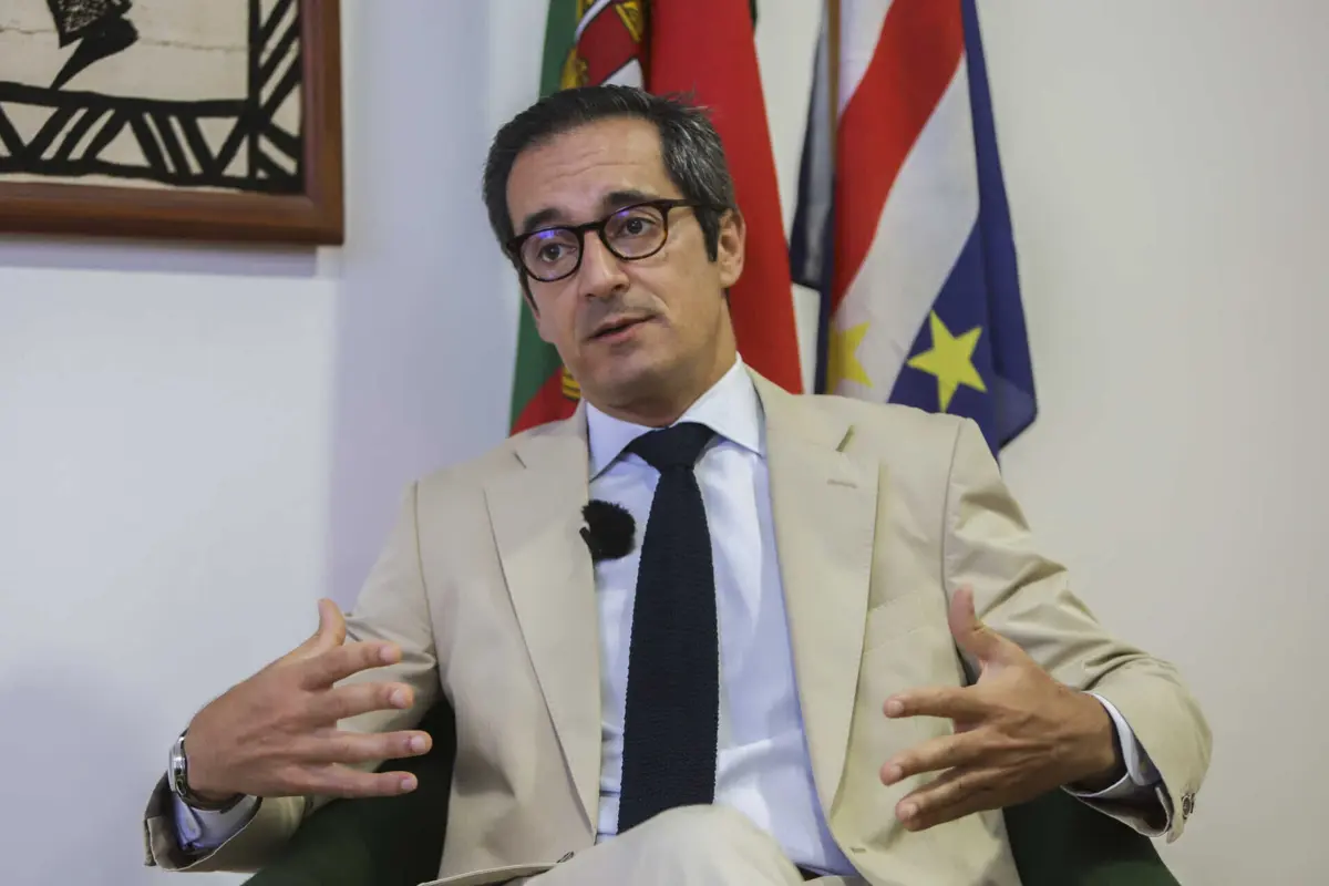O embaixador de Portugal em Cabo Verde, Paulo Lourenço