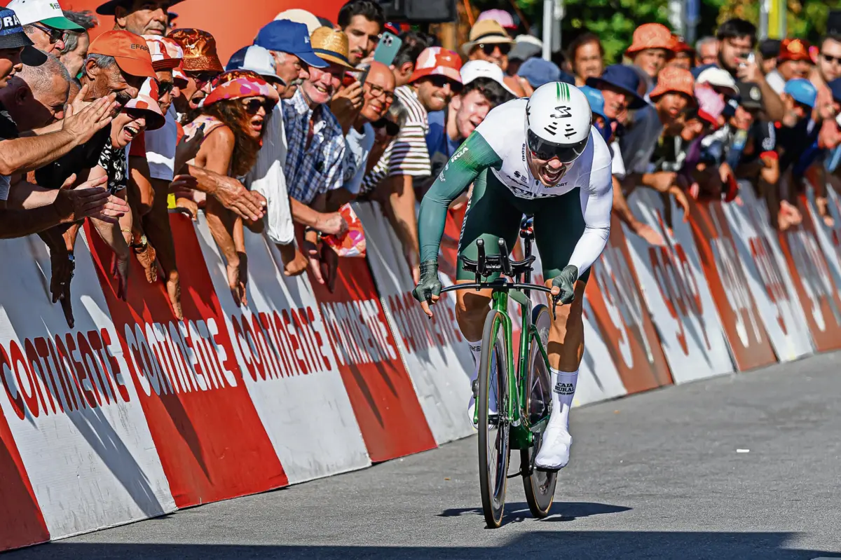 Imagem de contexto do artigo Ciclista campeão olímpico Iúri Leitão renova com a Caja Rural