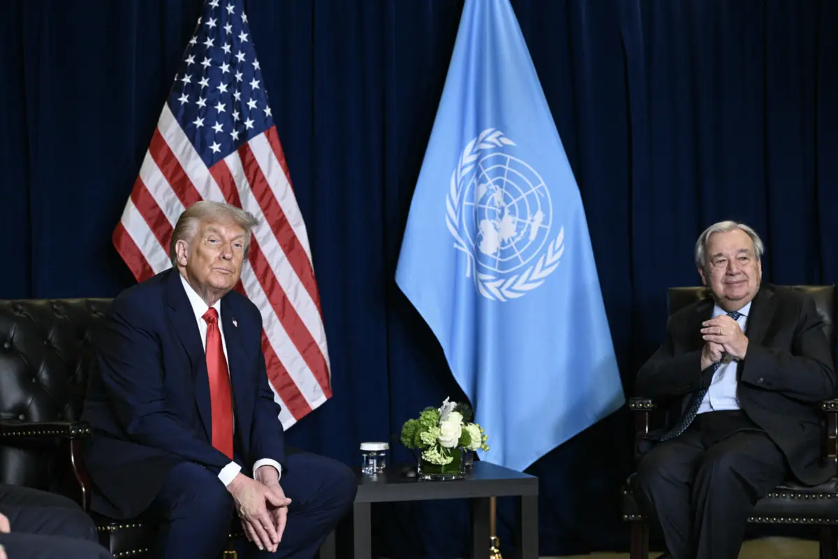 Imagem de contexto do artigo Guterres saúda plano de Trump para paz em Gaza e pede que "todas as partes se comprometam com acordo"