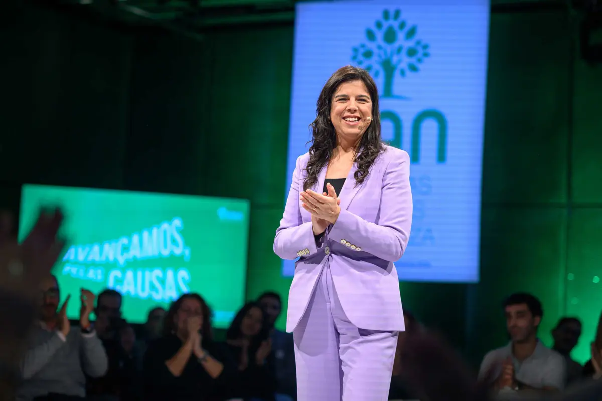 A porta-voz do PAN, Inês Sousa Real