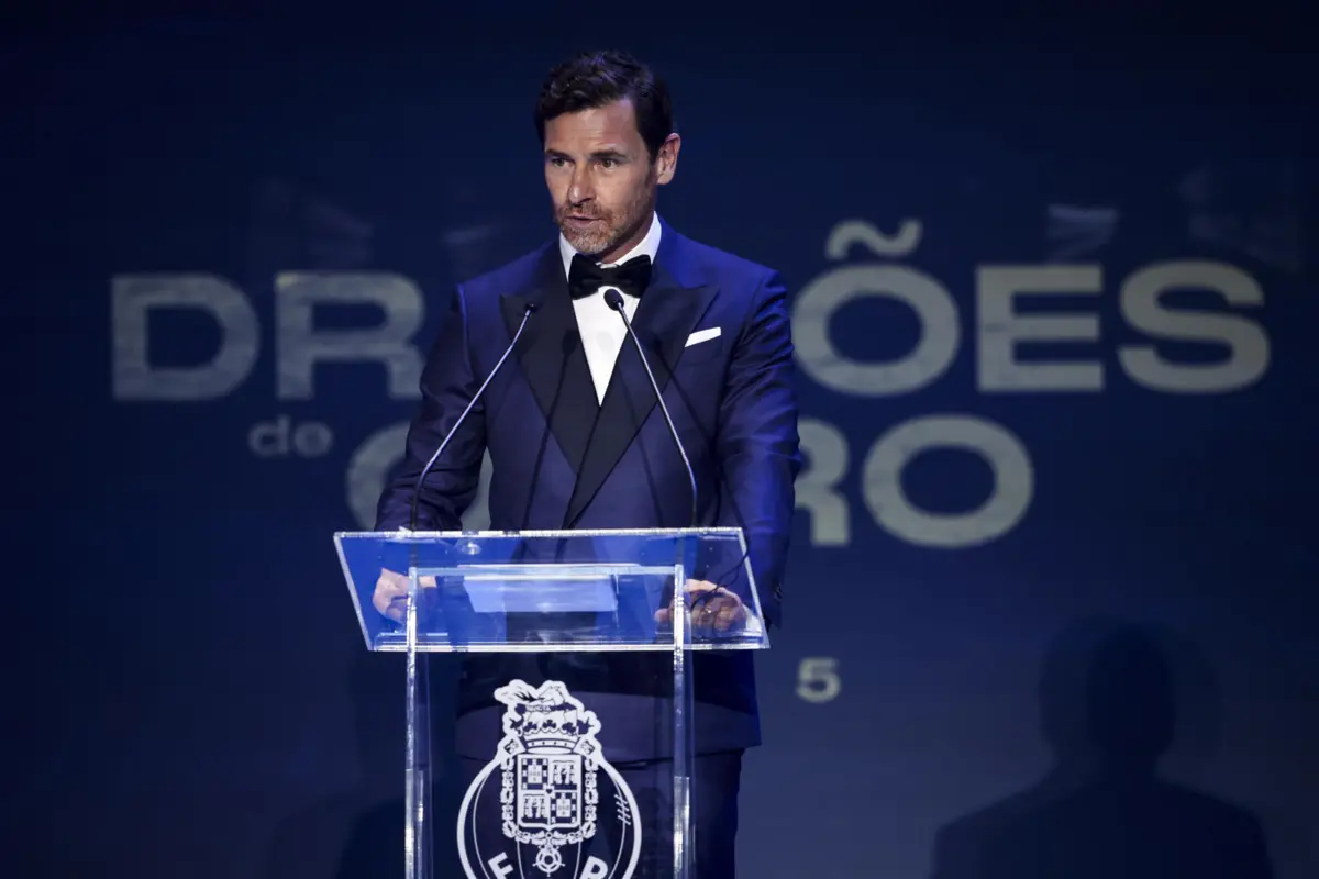 Imagem de contexto do artigo Villas-Boas "sonha" com FC Porto campeão e elogia Farioli numa gala em que lembrou Pinto da Costa, Jorge Costa e Diogo Jota