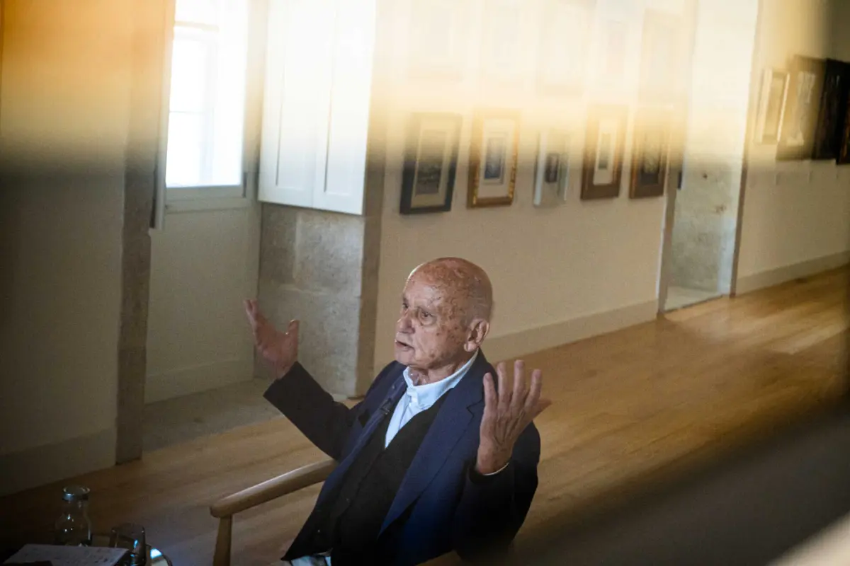 O artista plástico Manuel Cargaleiro