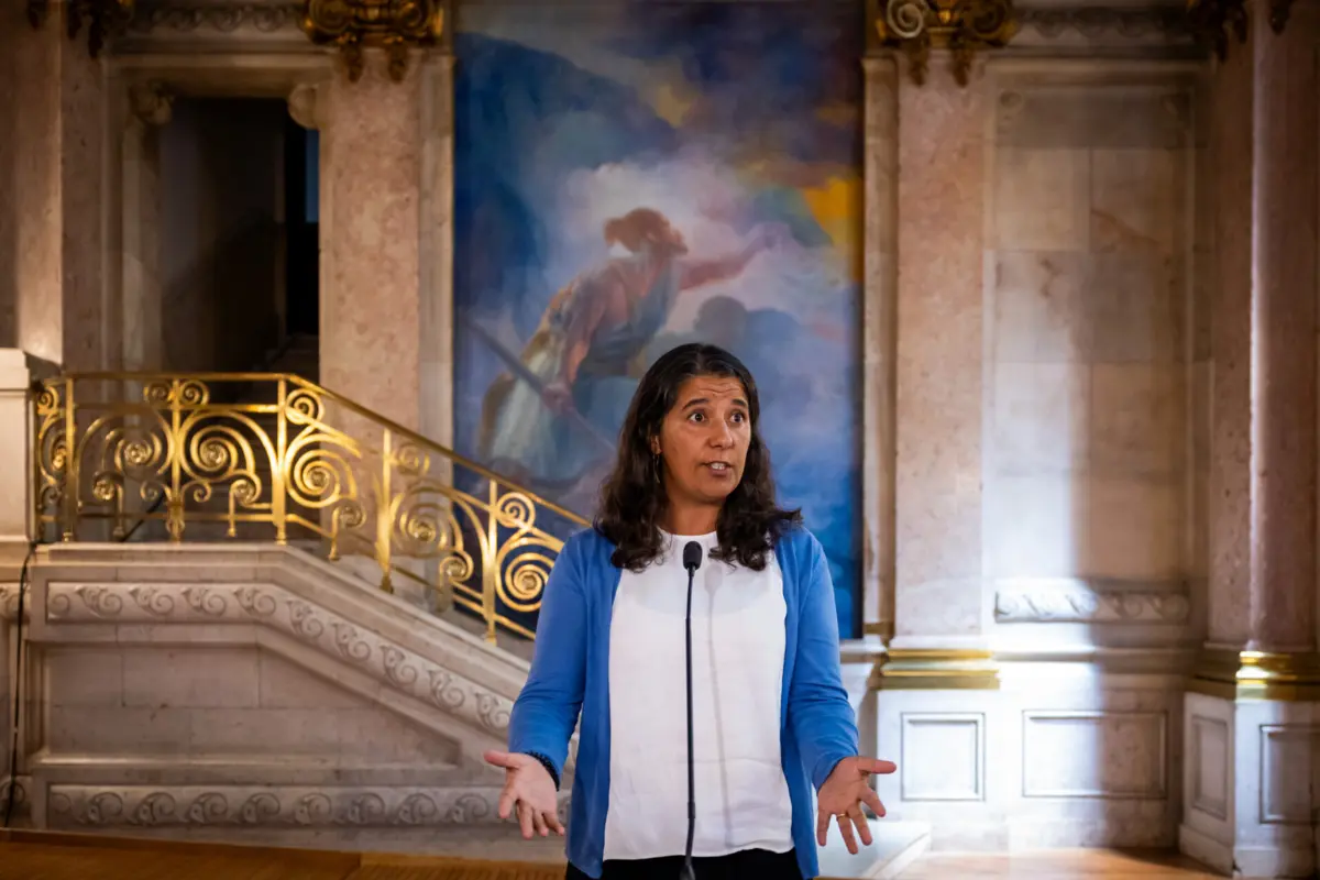 A líder parlamentar do PCP, Paula Santos