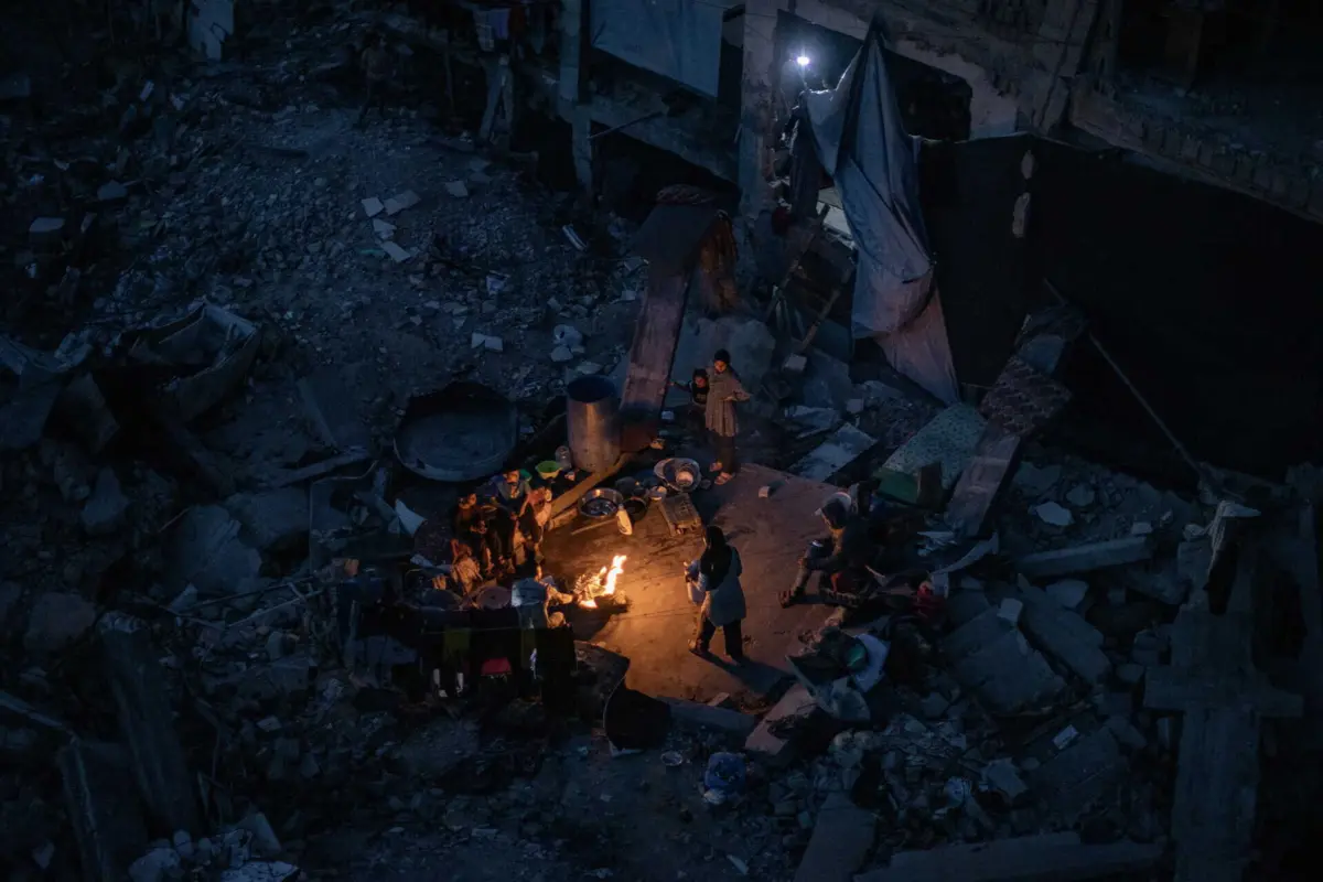 A maioria dos mortos são crianças e mulheres palestinianas