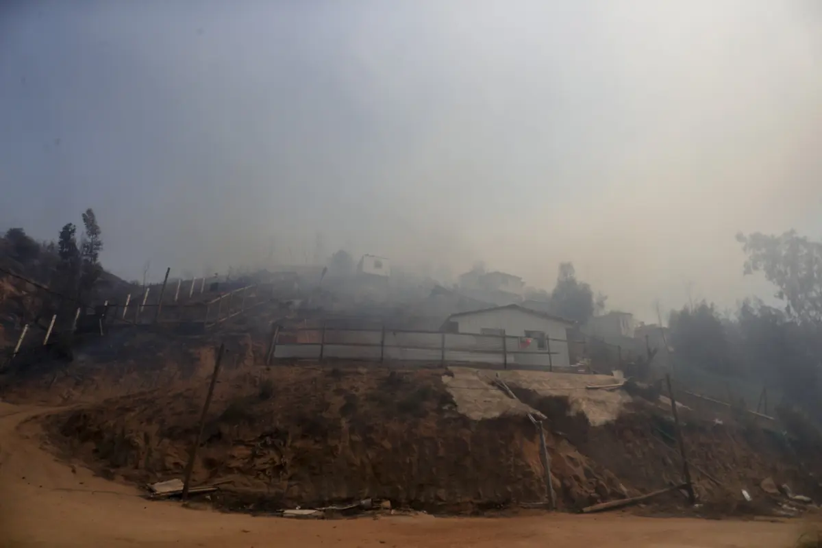 Imagem de contexto do artigo Sobe para 51 o número de mortos devido aos vários incêndios florestais no Chile