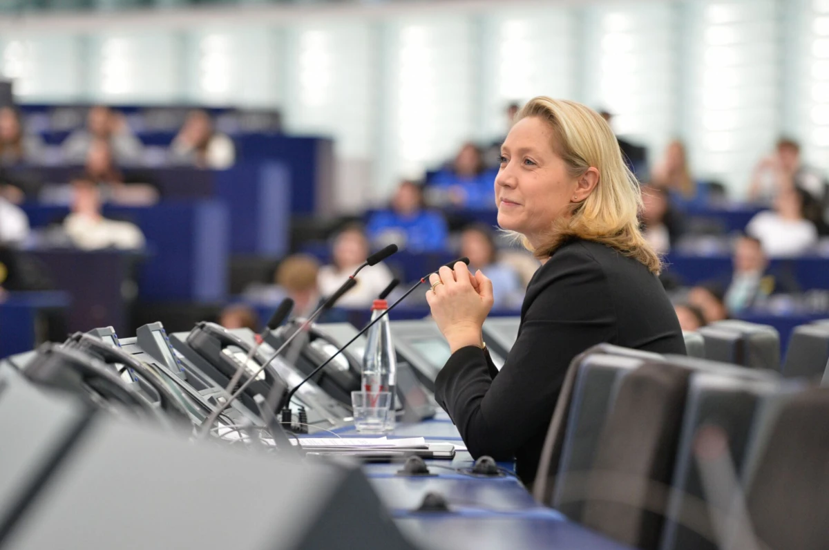 Delphine Colard, chefe do serviço de porta-vozes do Parlamento Europeu