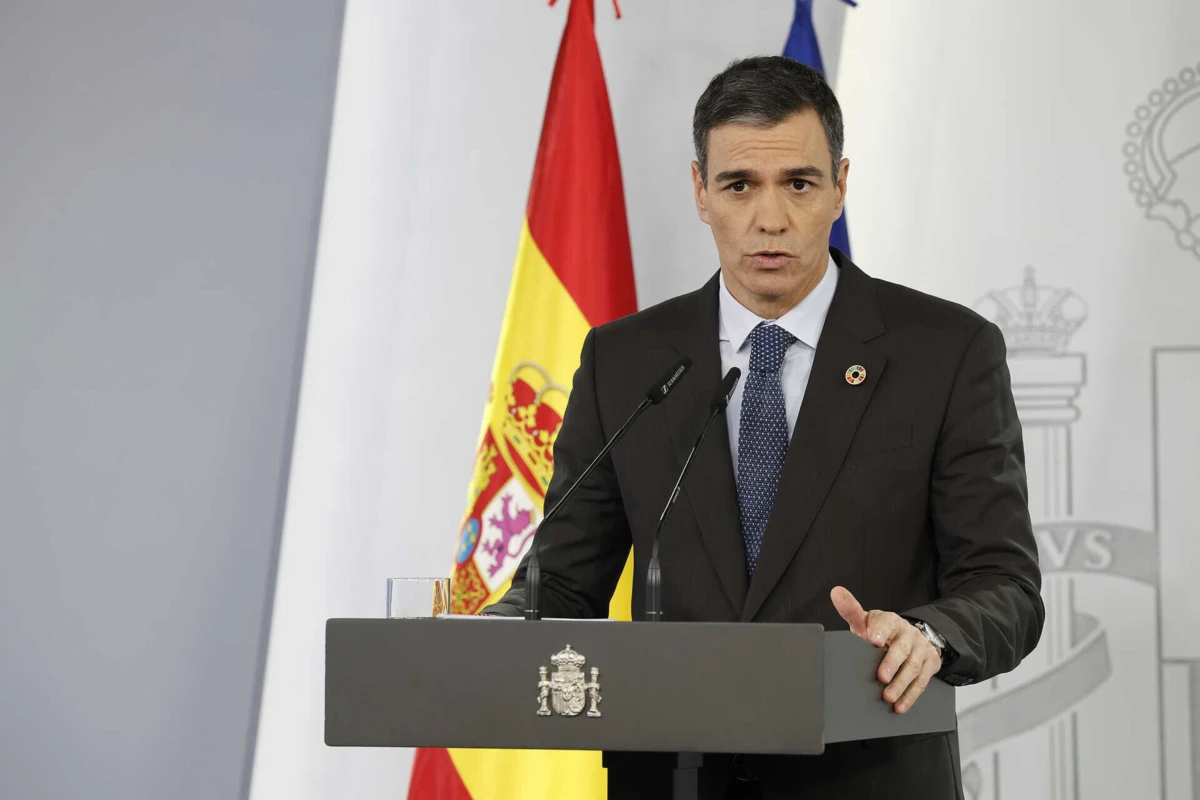 O primeiro-ministro de Espanha, Pedro Sánchez