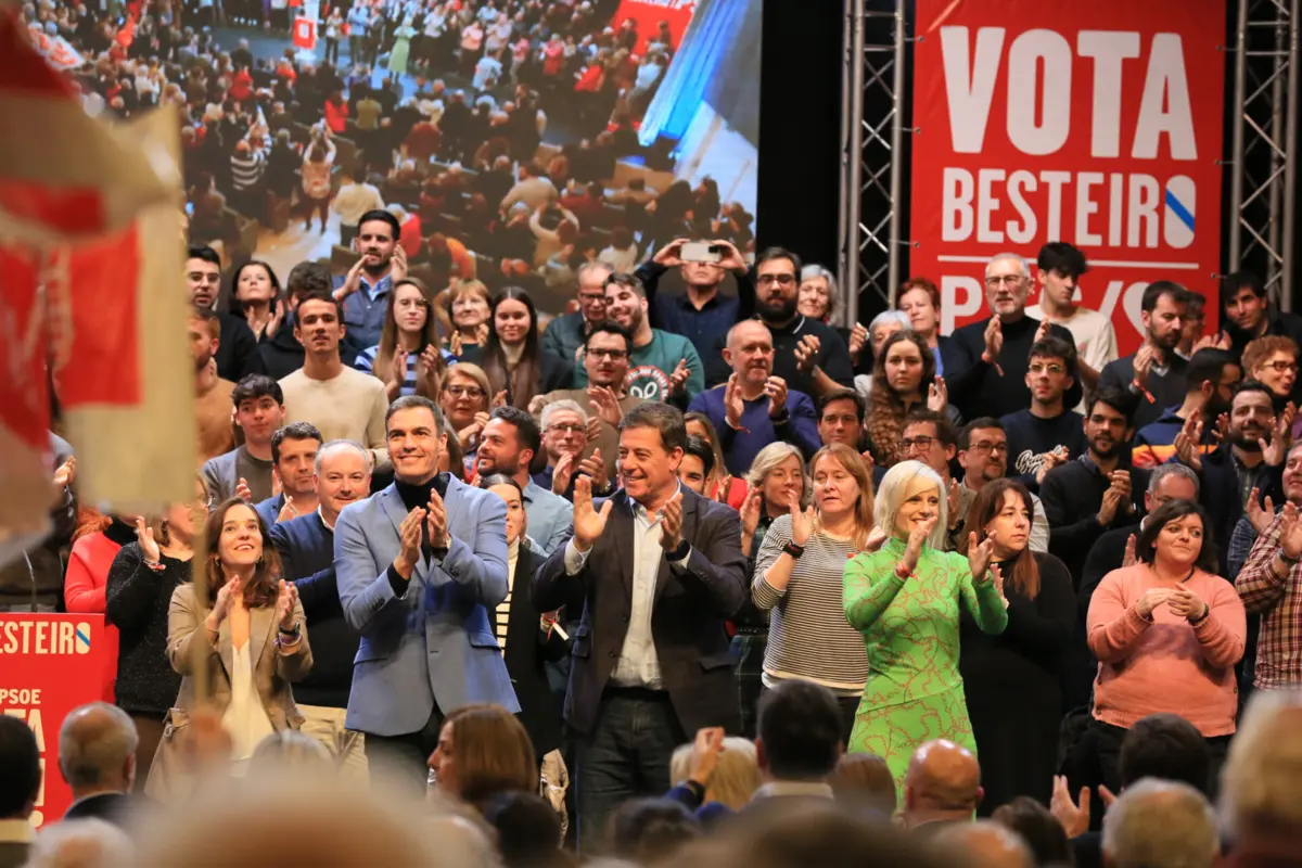 Imagem de contexto do artigo Sánchez crítica “mentiras” de Feijóo sobre a amnistia na campanha eleitoral da Galiza