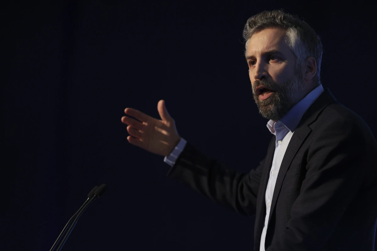 Pedro Nuno Santos, discursa durante um jantar-comício em Vila Franca do Campo, nos Açores