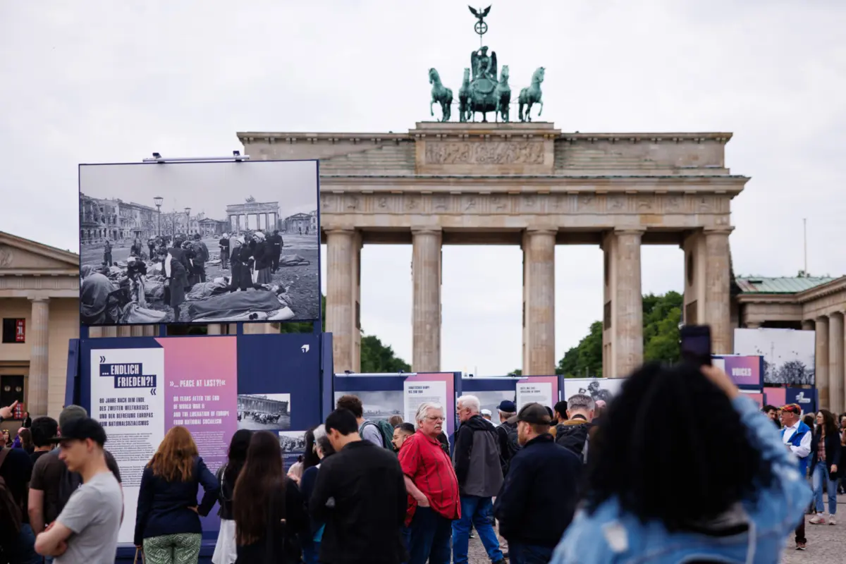Imagem de contexto do artigo Dezenas de iniciativas em Berlim marcam o 80.º aniversário do fim da Segunda Guerra Mundial