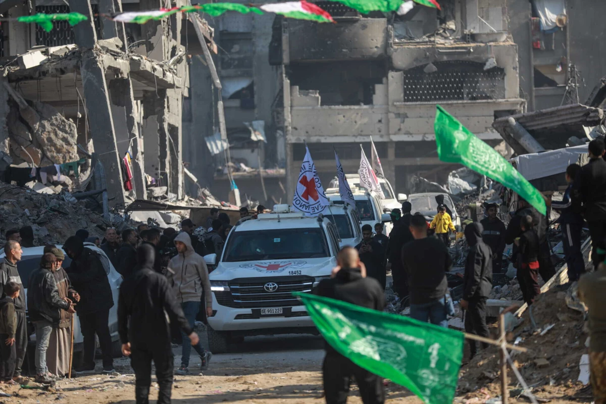 Imagem de contexto do artigo "Até nova ordem." Israel suspende libertação de palestinianos por considerar que celebrações do Hamas são "cenas chocantes"