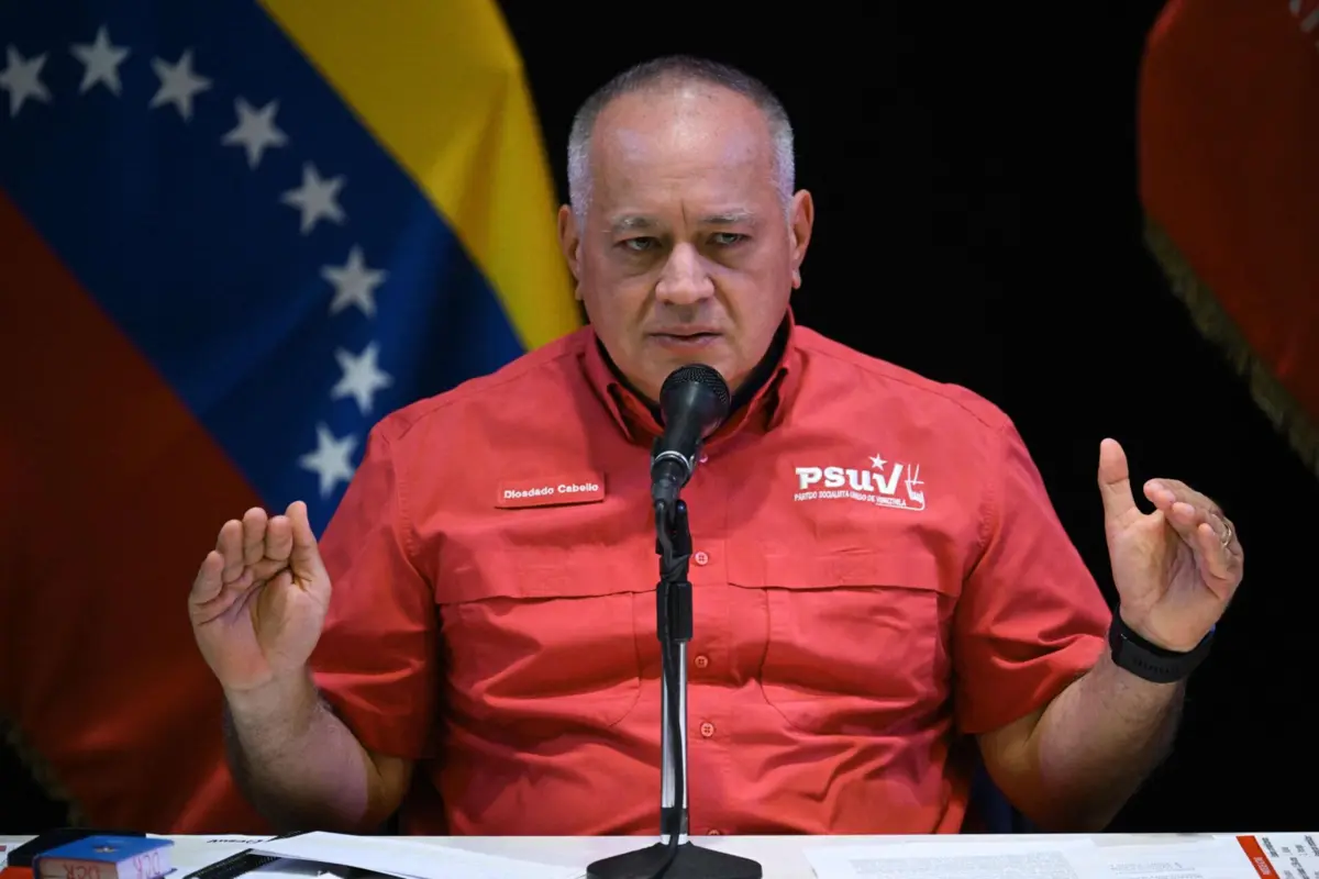 O ministro do Interior da Venezuela, Diosdado Cabello