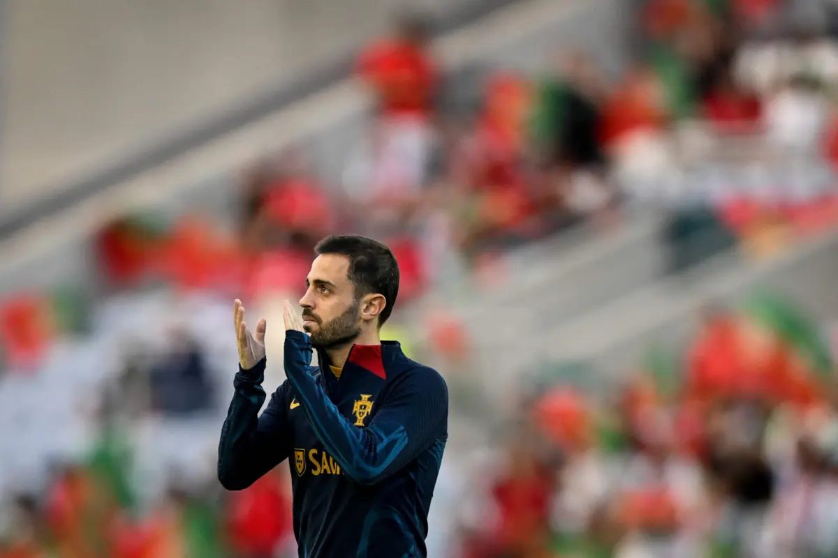 Imagem de contexto do artigo Bernardo Silva valoriza decisão de Roberto Martínez em separar a equipa em fase decisiva