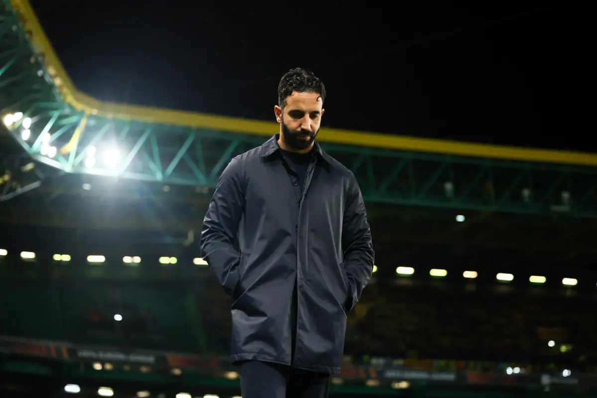 Imagem de contexto do artigo "Não há guerra nenhuma, muito menos paz podre." Amorim "promete" explicar tudo "no fim do jogo" desta sexta-feira