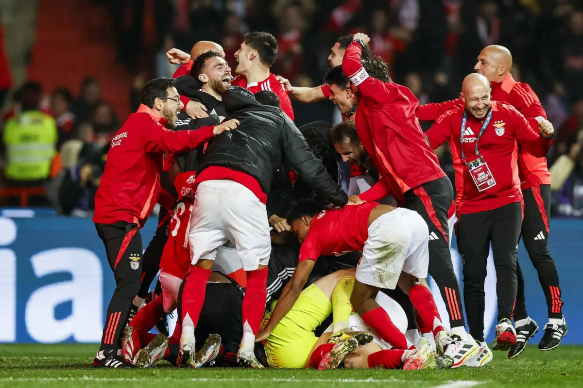 Imagem de contexto do artigo Trubin trava Trincão e acaba com a fome das águias: Benfica vence Taça da Liga pela oitava vez. Veja os golos