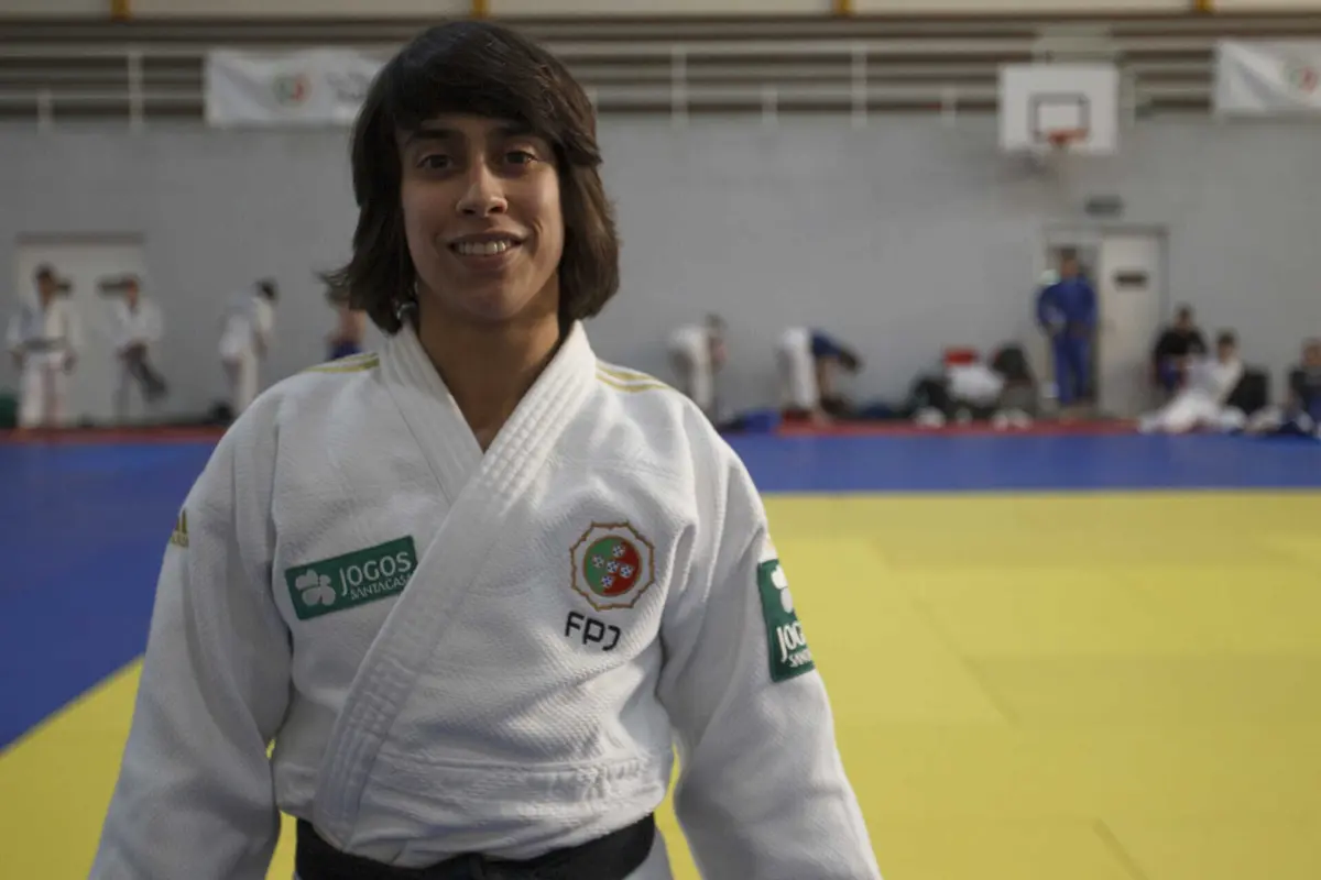 A judoca Catarina Costa