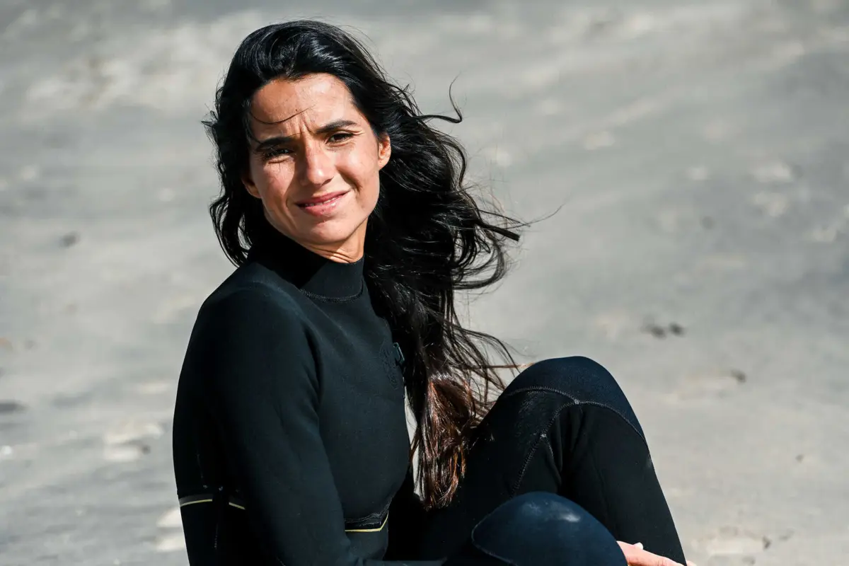 A surfista Teresa Bonvalot