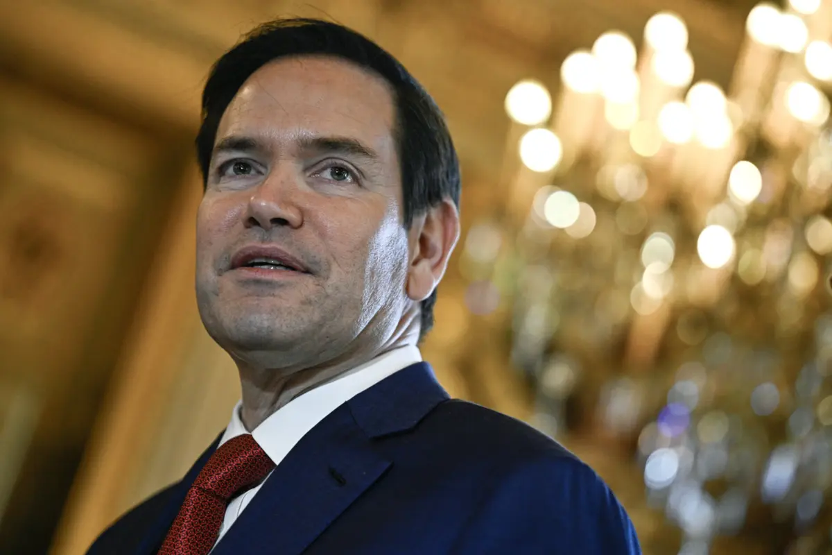 O secretário de Estado norte-americano, Marco Rubio