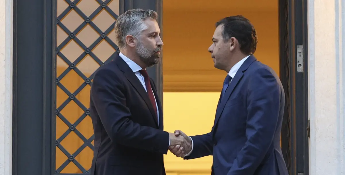 Pedro Nuno Santos e Luís Montenegro