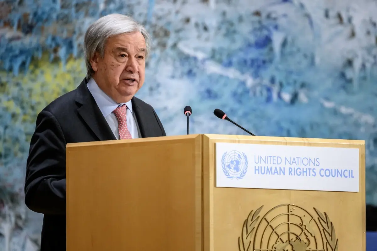 Imagem de contexto do artigo Guterres condena ataques militares no Irão e pede fim das hostilidades