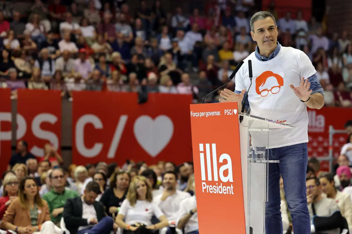 O líder do PSOE, Pedro Sánchez