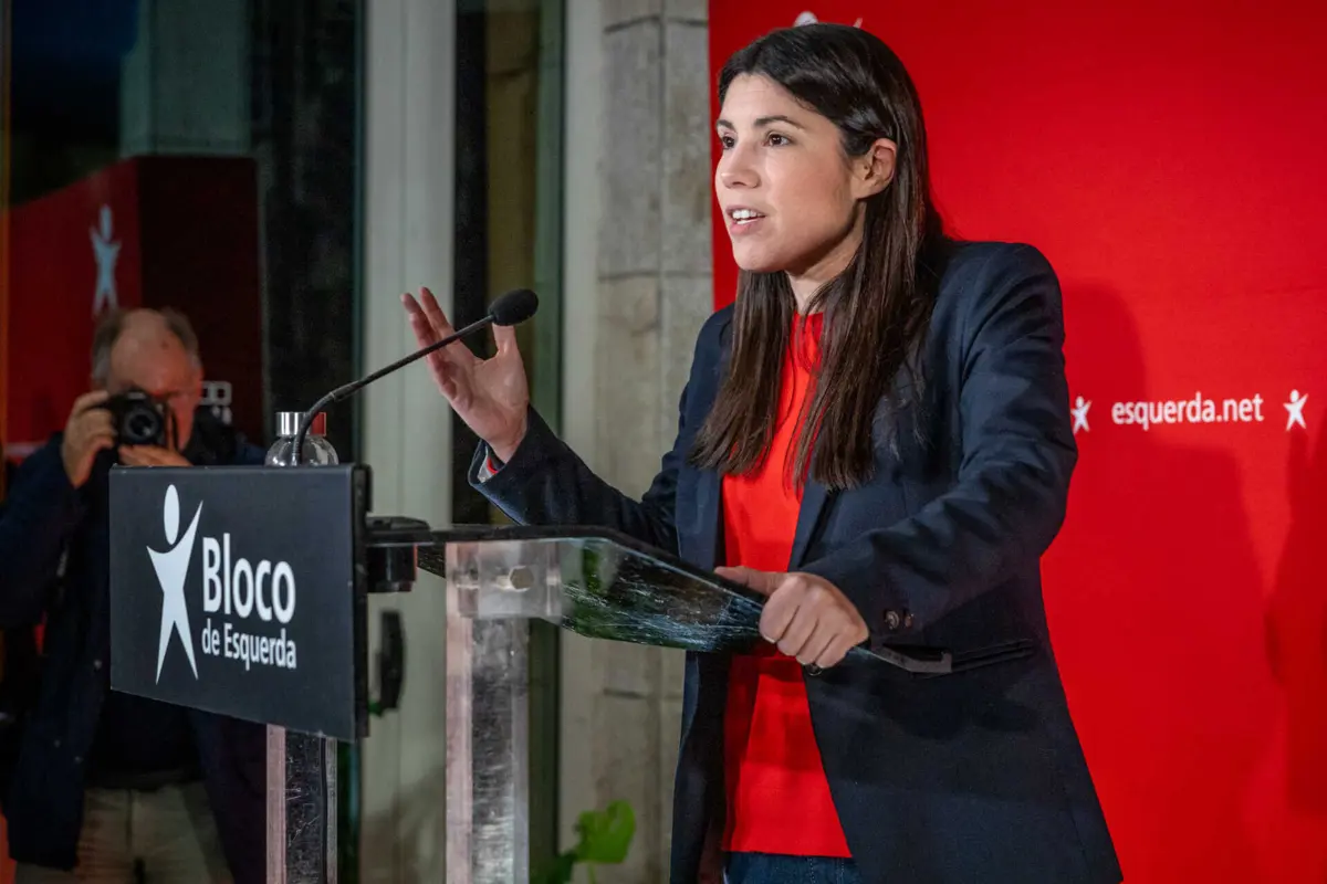 A coordenadora do BE, Mariana Mortágua