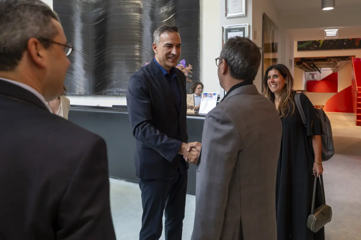 Iñaqui Carnicero no campus Dst Group Braga