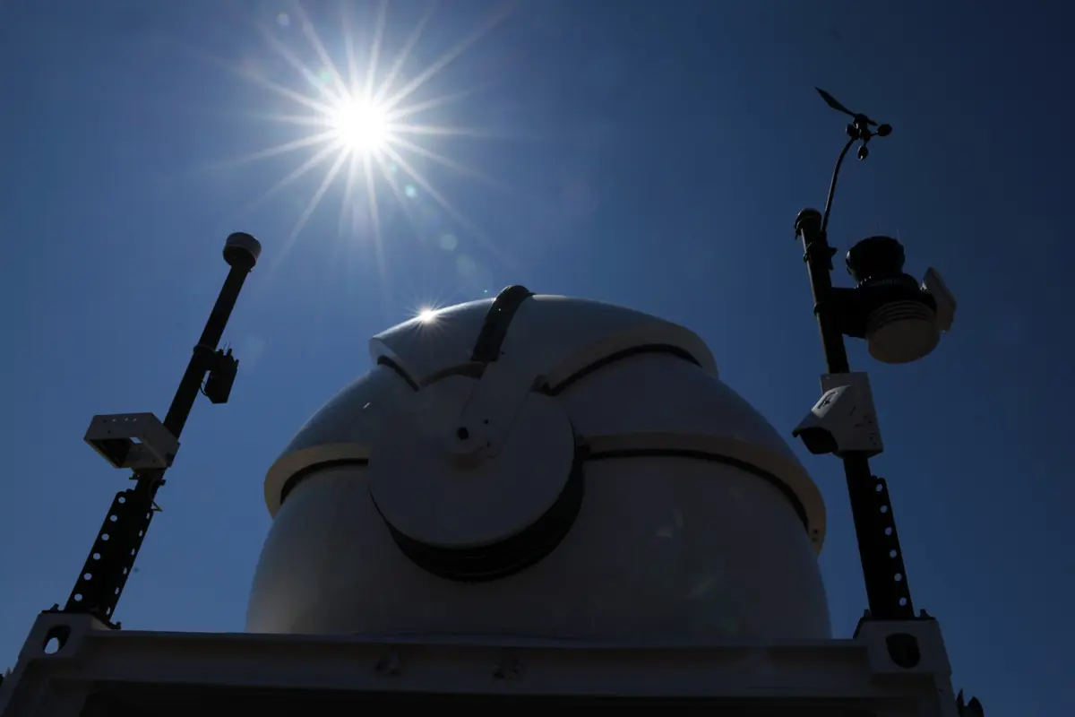 Imagem de contexto do artigo Um telescópio ao serviço da Força Aérea que abrange até 38 mil quilómetros de distância no espaço