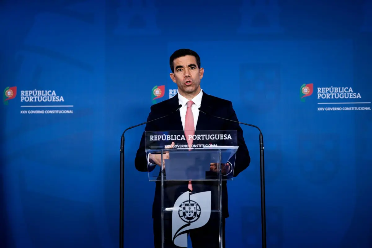 O ministro da Presidência, António Leitão Amaro