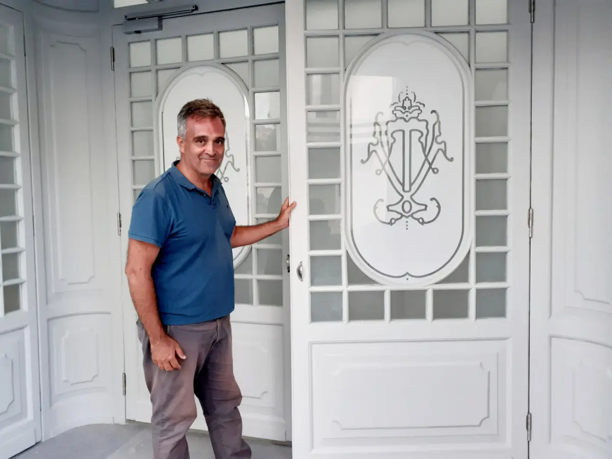 O director do Teatro Variedades, Joaquim René