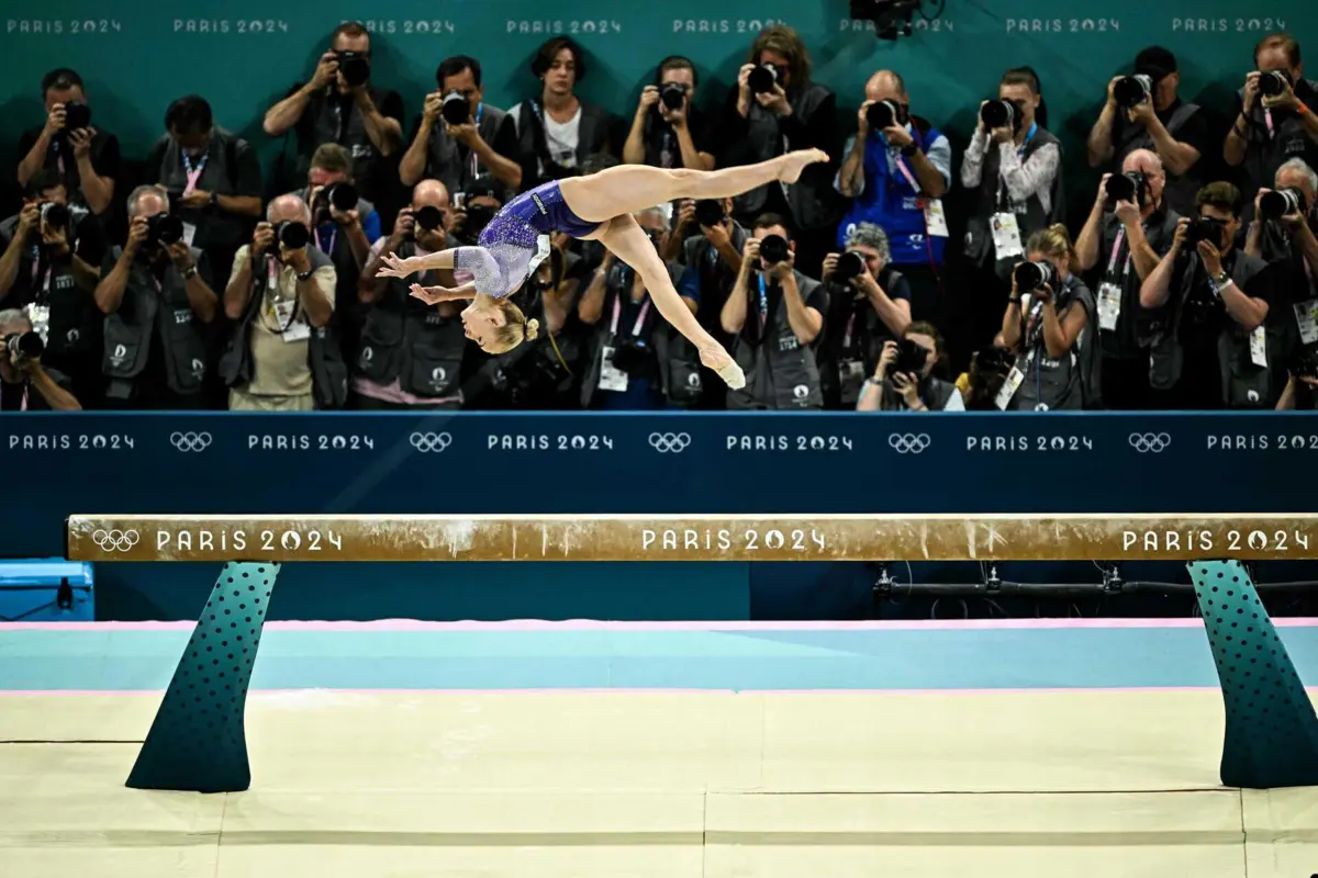 A ginasta italiana Alice D'Amato