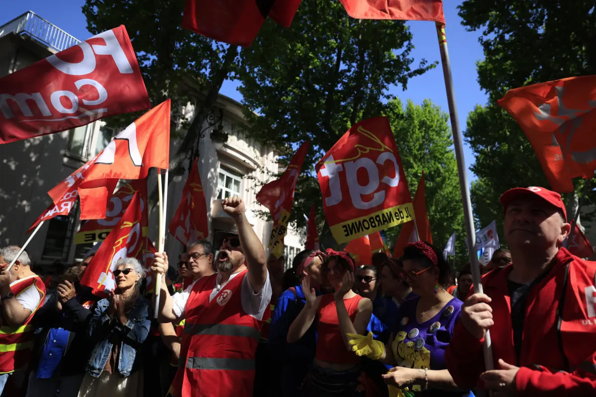 Imagem de contexto do artigo Tensão social e incerteza política marcam Dia do Trabalhador em França
