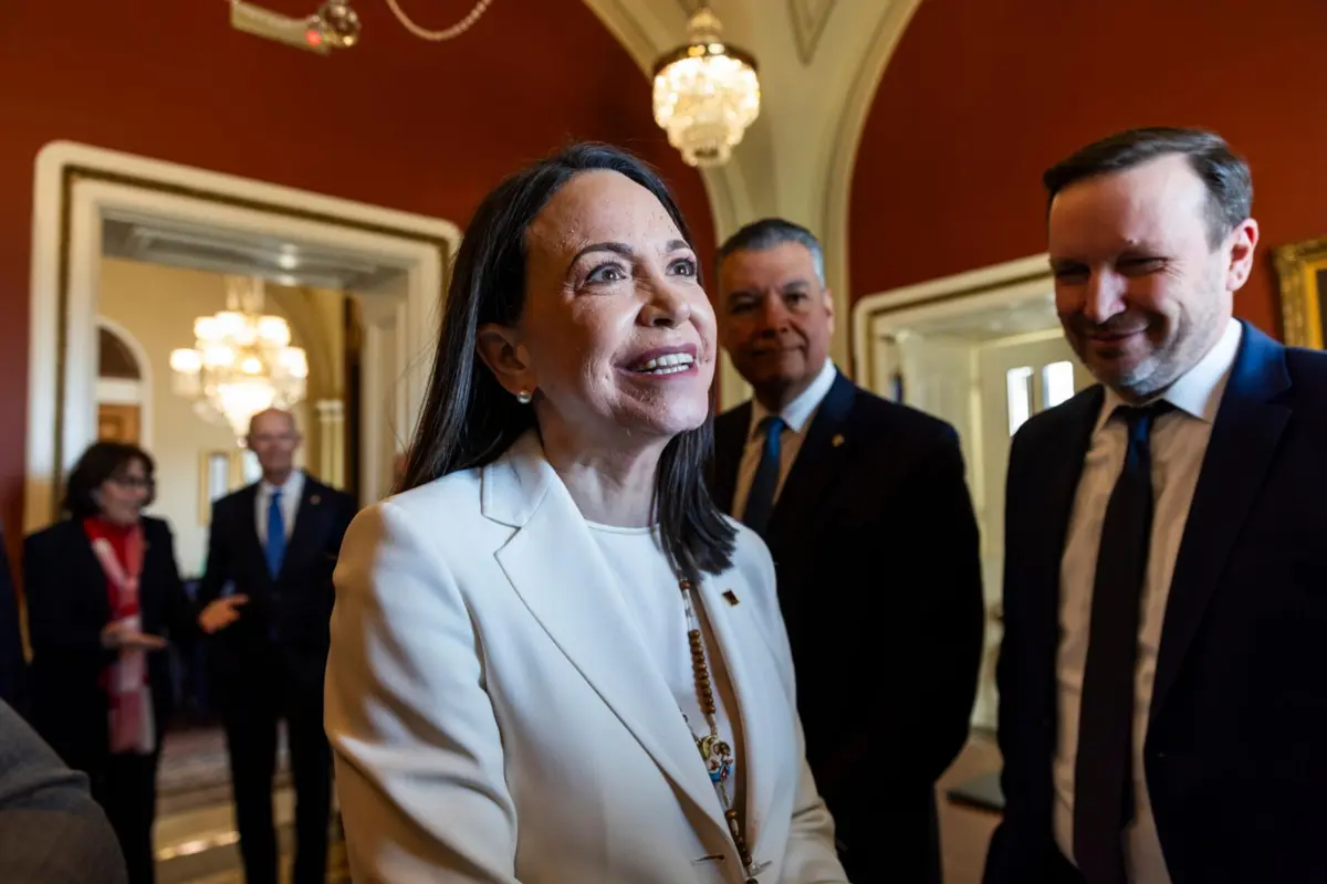 María Corina Machado na Casa Branca