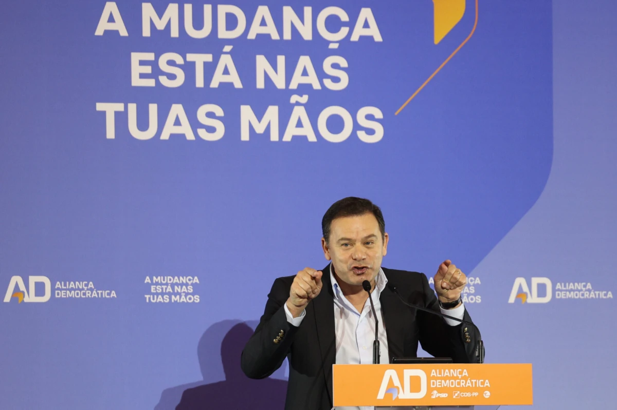 O presidente do PSD, Luís Montenegro