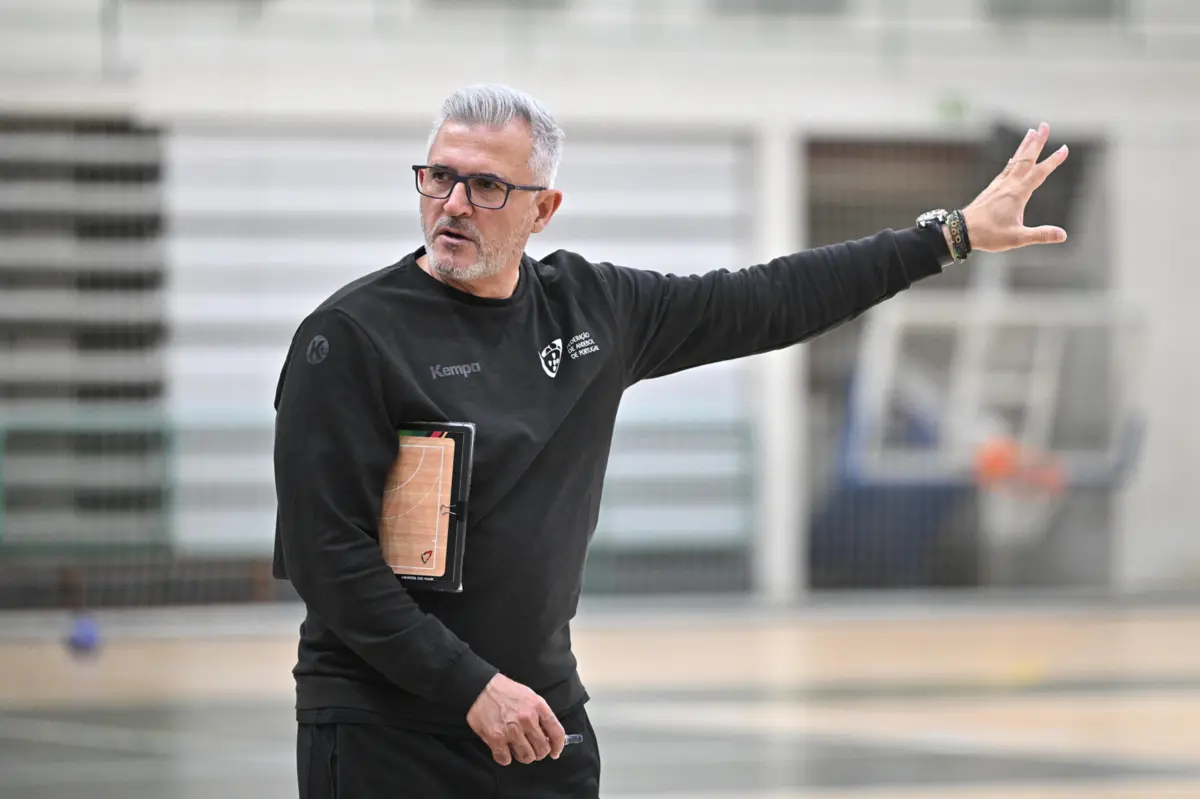 O selecionador nacional de andebol, Paulo Jorge Pereira