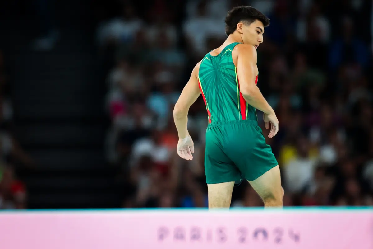 O ginasta Gabriel Albuquerque