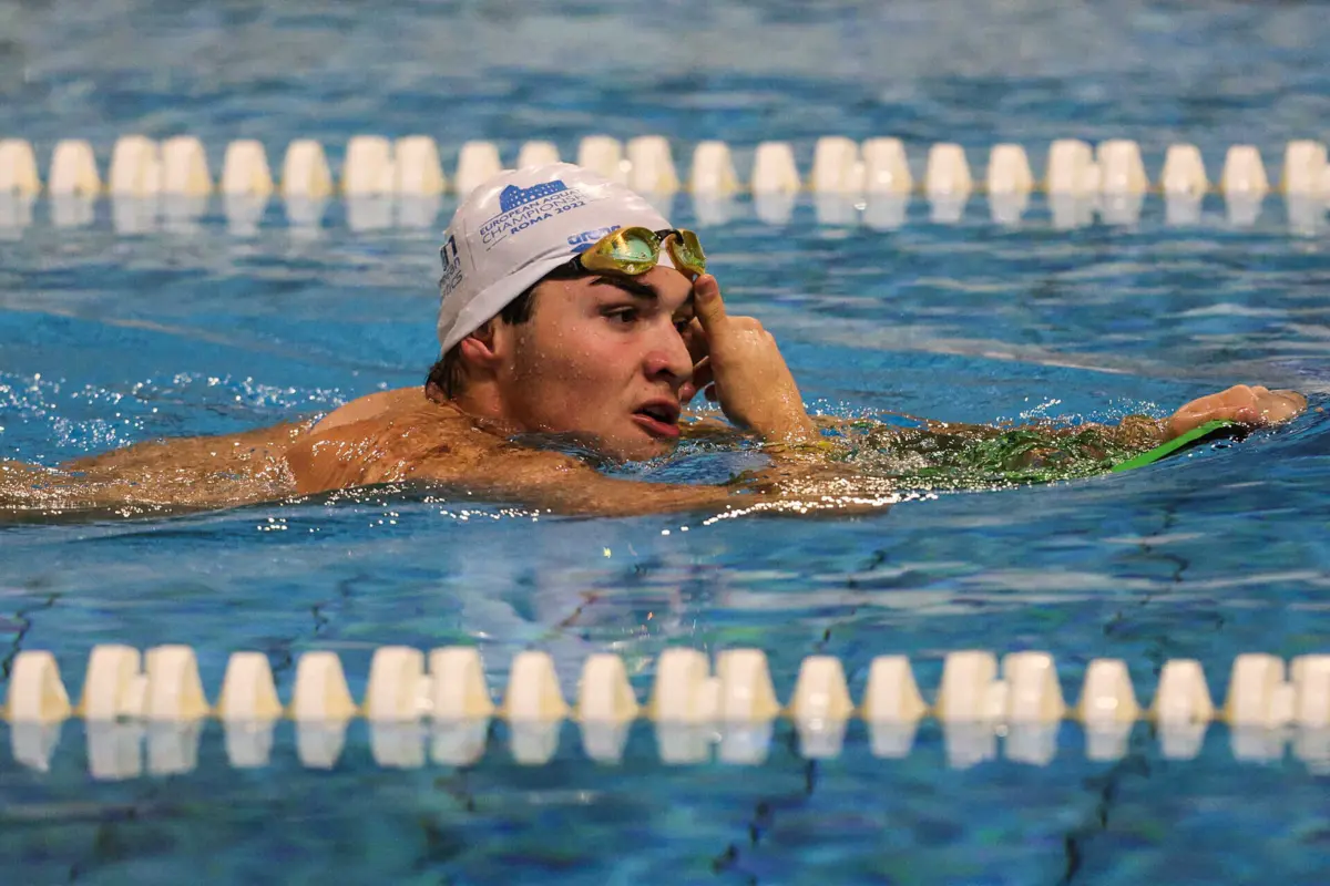 O nadador português Diogo Ribeiro
