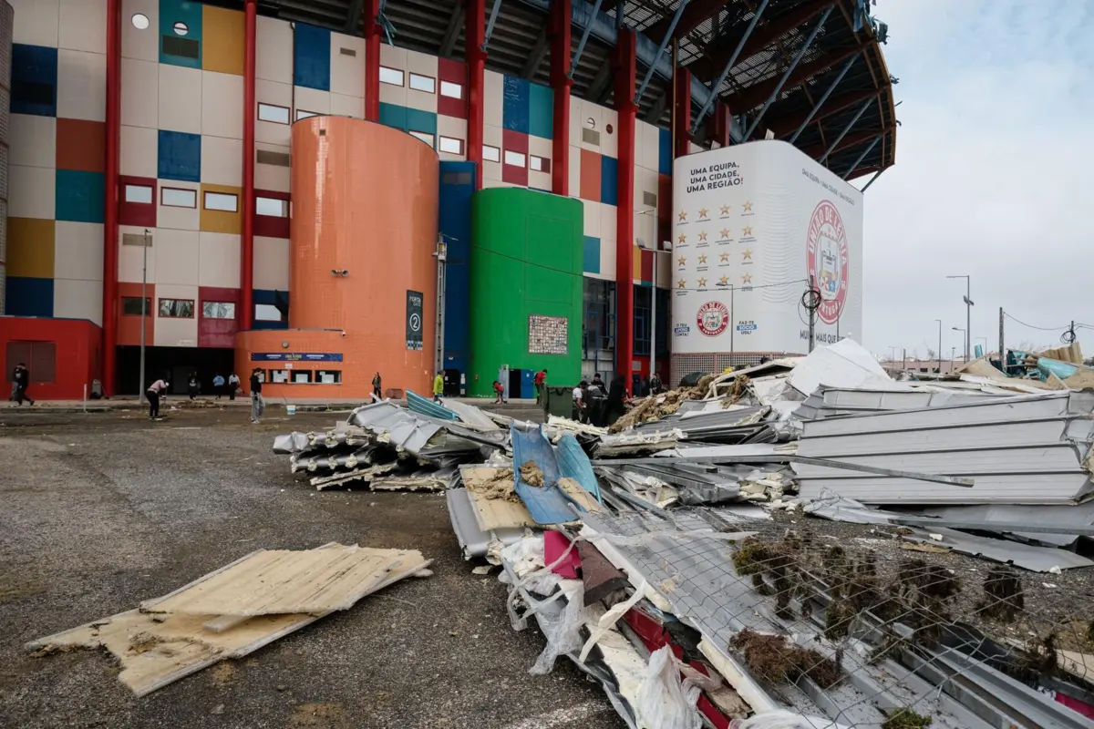 Imagem de contexto do artigo União de Leiria assume "impacto significativo" em toda a atividade após tempestades