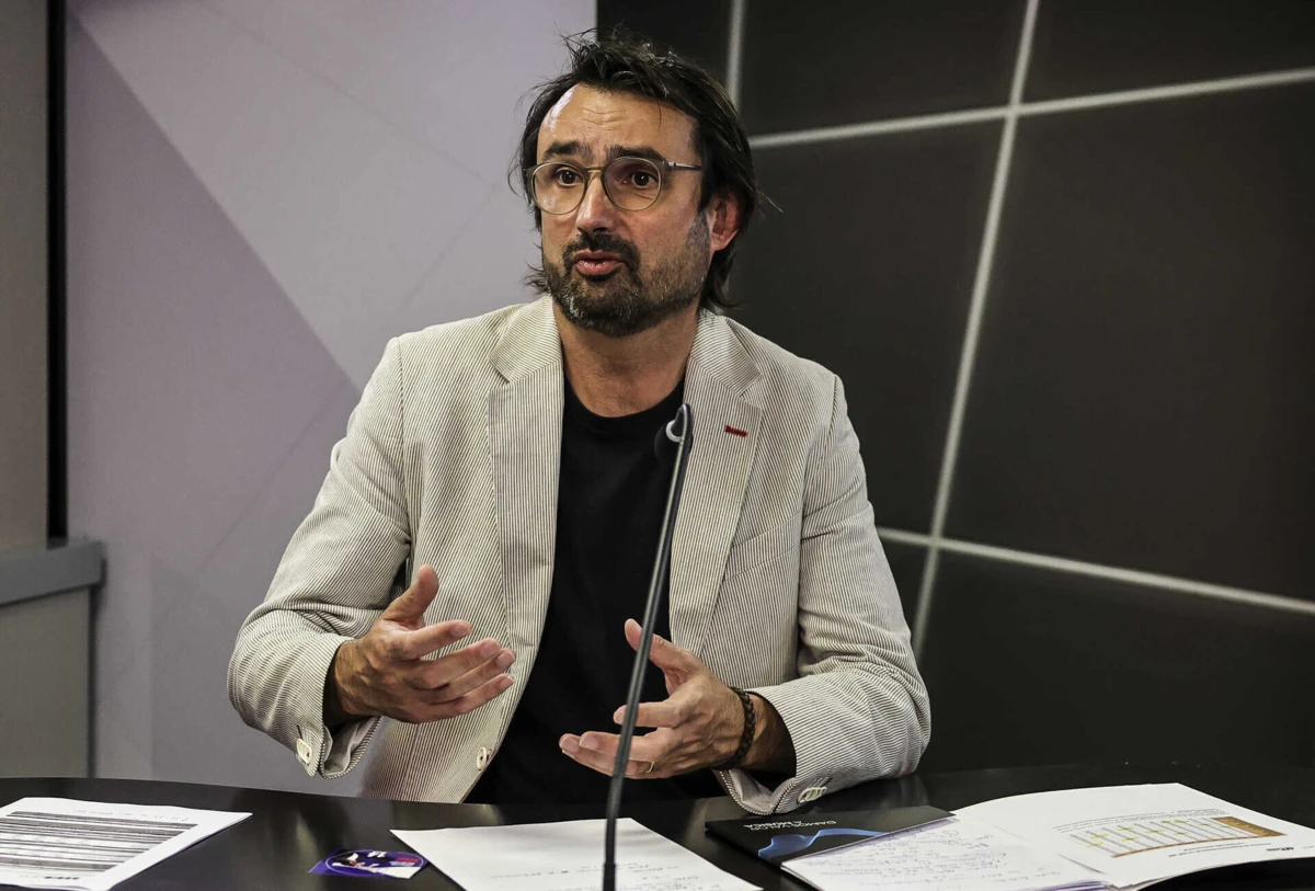 O diretor geral da Audiogest, Miguel Carretas