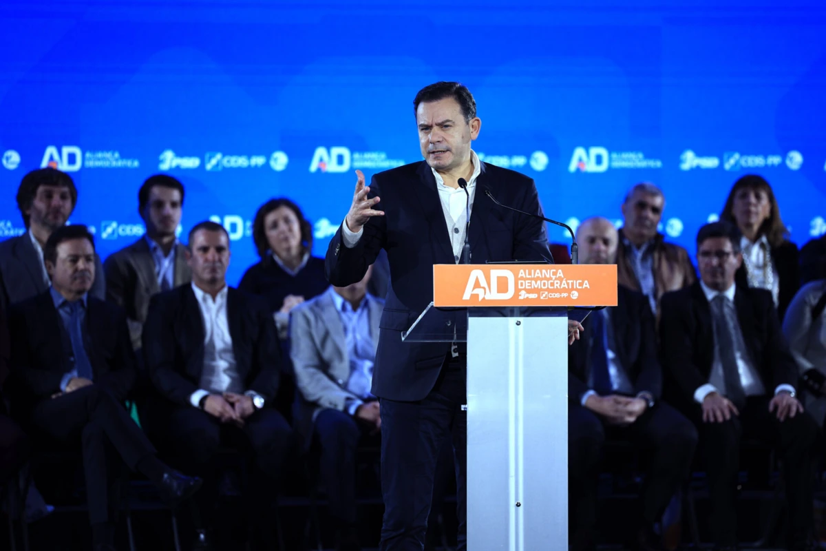 O presidente do PSD, Luís Montenegro