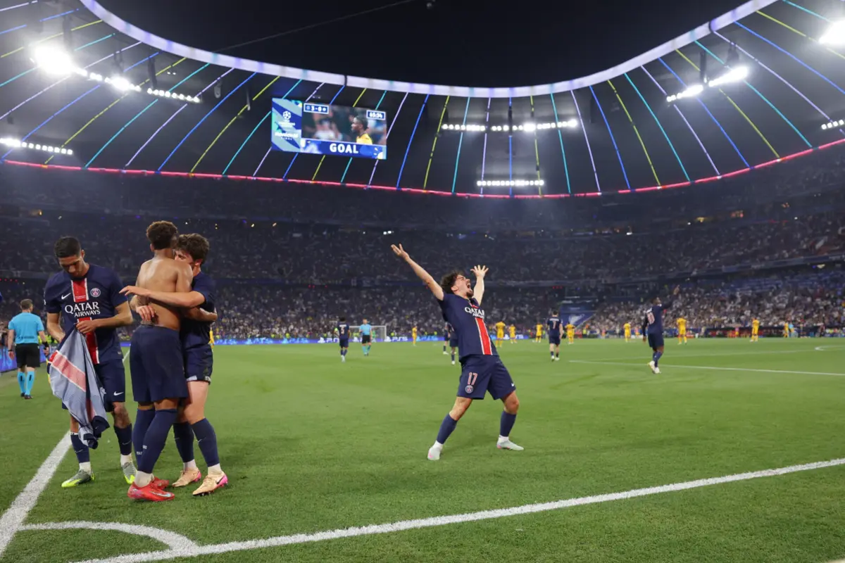 Imagem de contexto do artigo Muito PSG para tão pouco Inter Milão: clube francês conquista primeiro título da Liga dos Campeões. Veja os golos