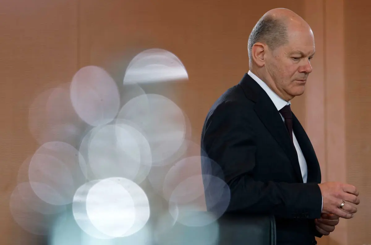 O chanceler alemão, Olaf Scholz