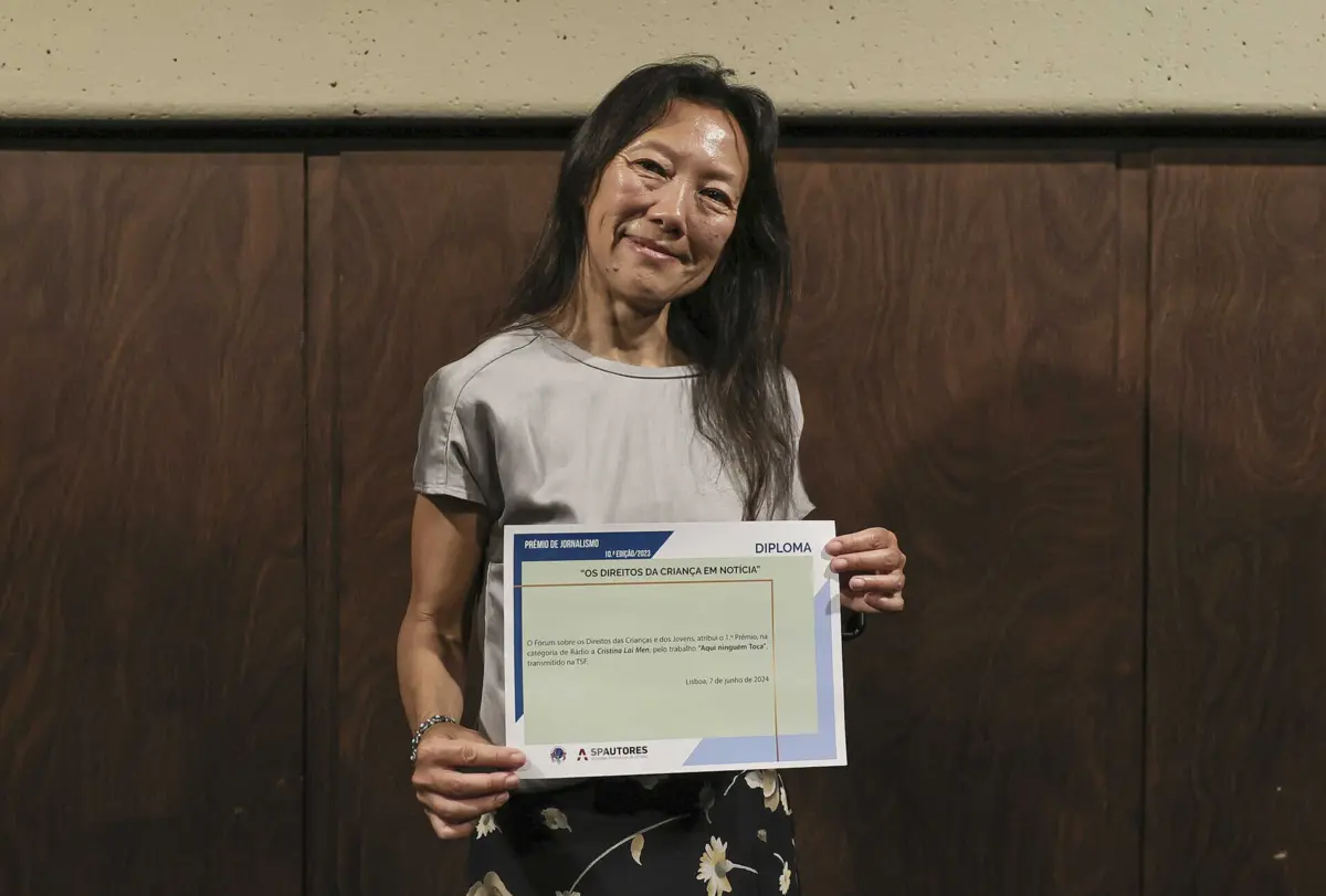 A jornalista da TSF Cristina Lai Men