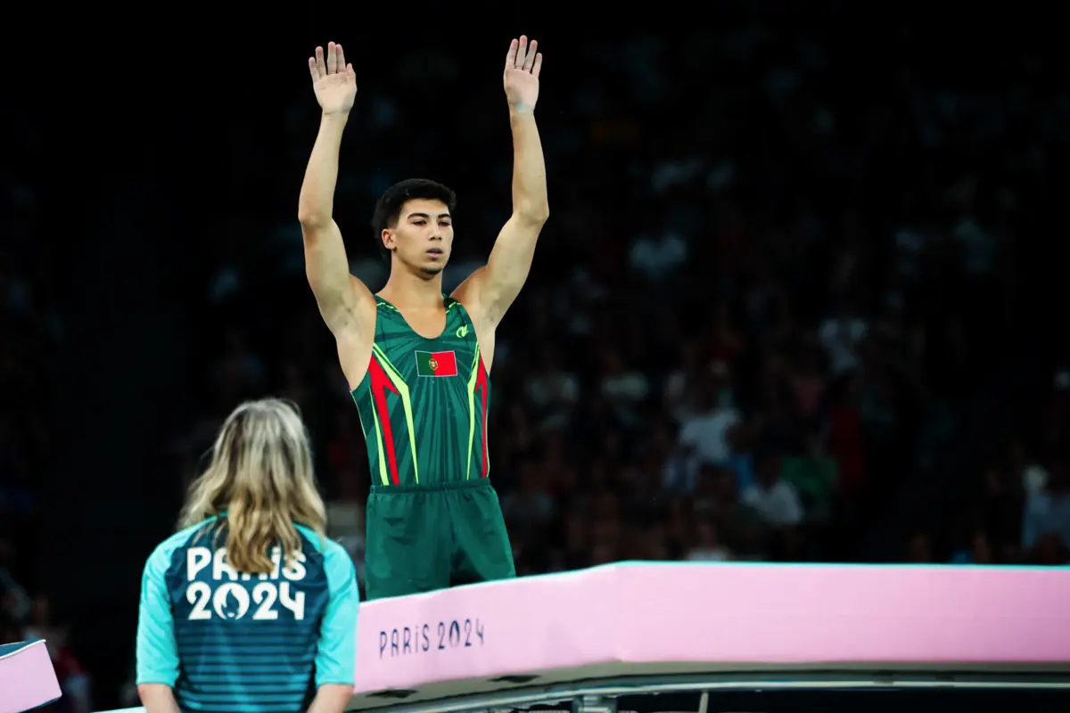 O ginasta Gabriel Albuquerque